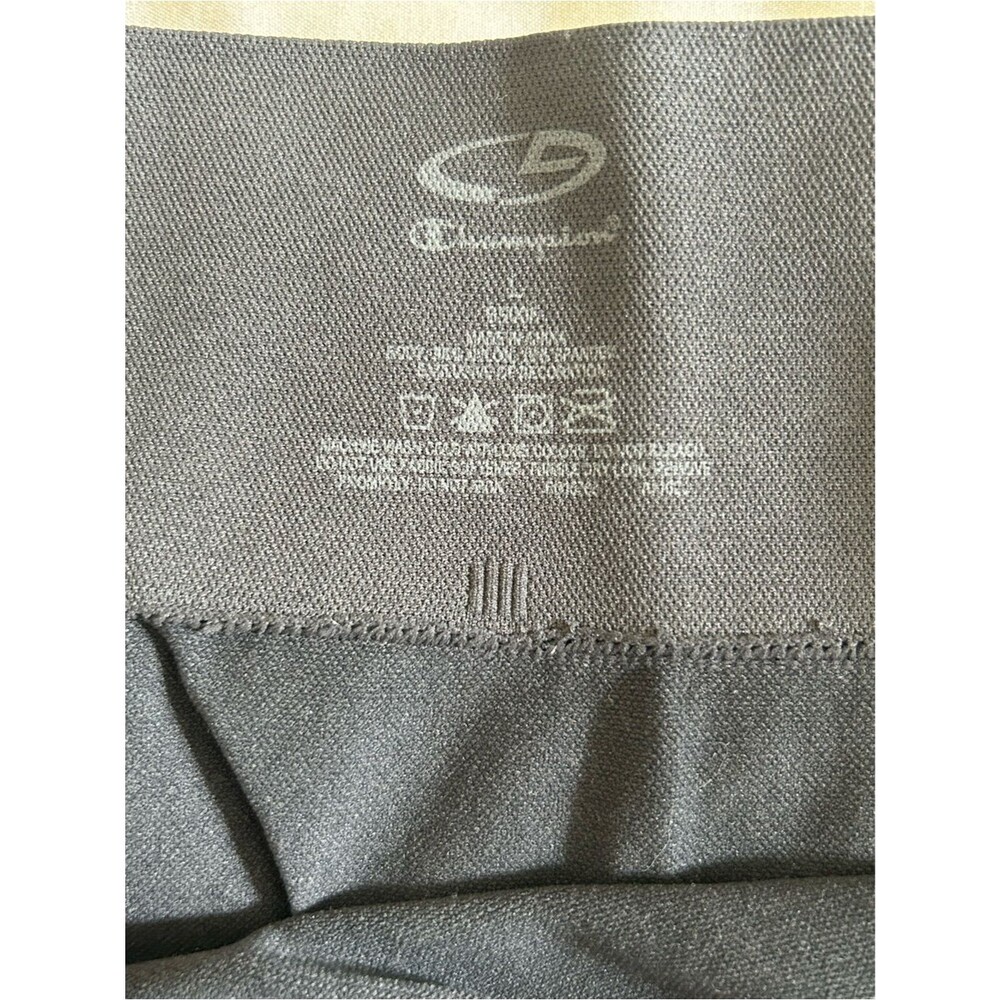 Champion Dark Gray Seamless Capri Workout Pants Large Athleisure Activewear - Picture 6 of 6